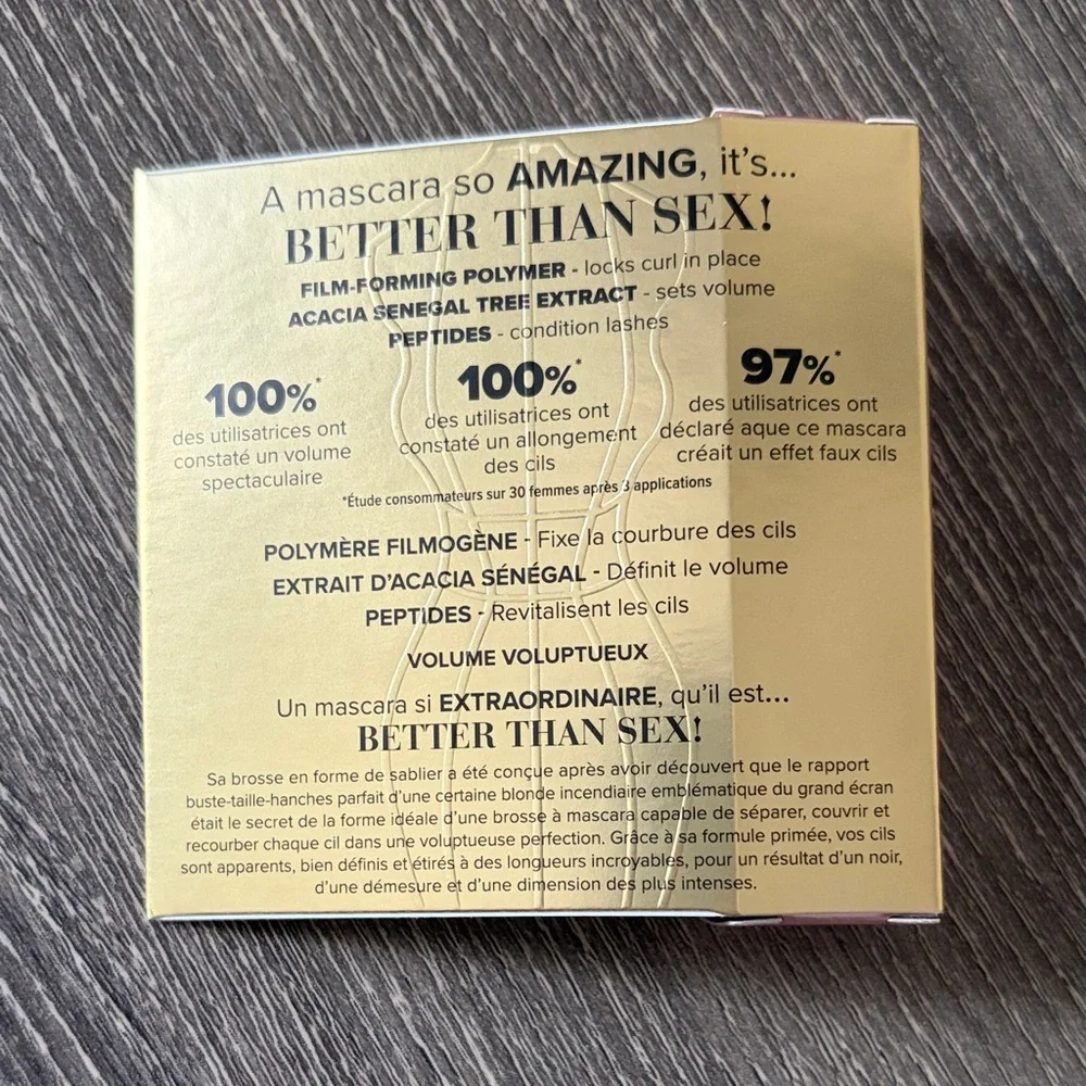 ❤️$6 NWT Too Faced Better Than Sex Mascara 3.9g